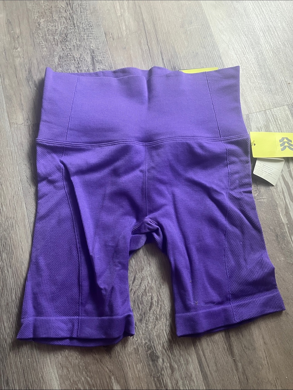 all in motion Purple High-Rise 6” Bike Shorts with Wide Waistband